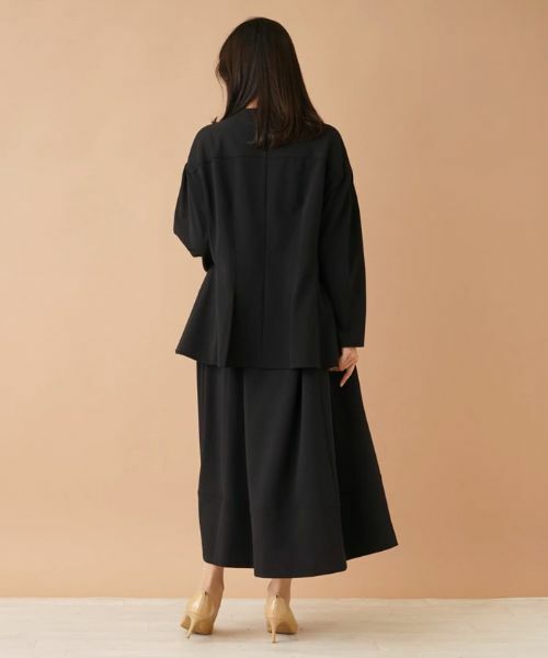 Leilian PLUS HOUSE / レリアンプラスハウス シャツ・ブラウス | スタンドカラーペプラムブラウス【Leilian：EZUMI】 | 詳細3