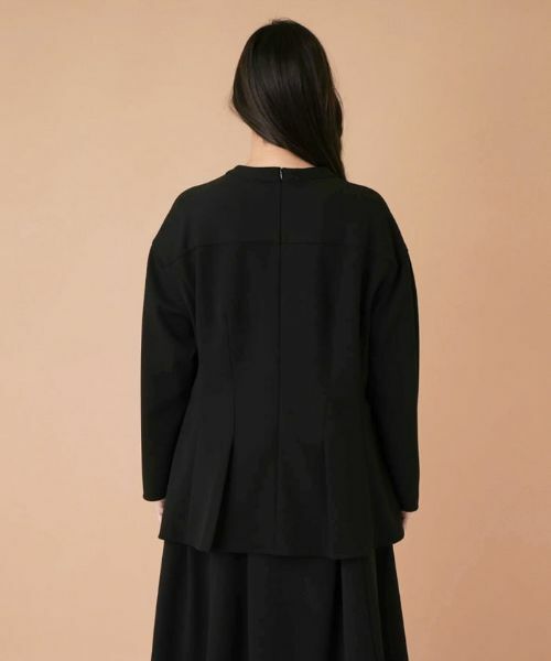 Leilian PLUS HOUSE / レリアンプラスハウス シャツ・ブラウス | スタンドカラーペプラムブラウス【Leilian：EZUMI】 | 詳細6