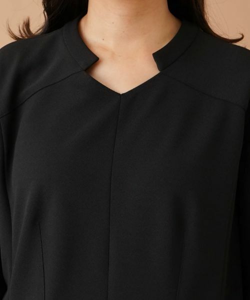 Leilian PLUS HOUSE / レリアンプラスハウス シャツ・ブラウス | スタンドカラーペプラムブラウス【Leilian：EZUMI】 | 詳細7