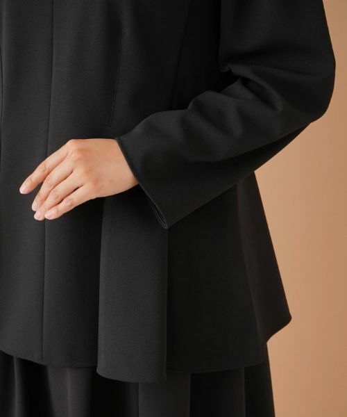 Leilian PLUS HOUSE / レリアンプラスハウス シャツ・ブラウス | スタンドカラーペプラムブラウス【Leilian：EZUMI】 | 詳細9
