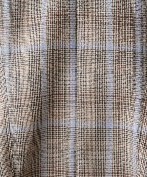 Leilian PLUS HOUSE / レリアンプラスハウス シャツ・ブラウス | 【セットアップ対応商品】チェックペプラムブラウス【Leilian：EZUMI】 | 詳細10