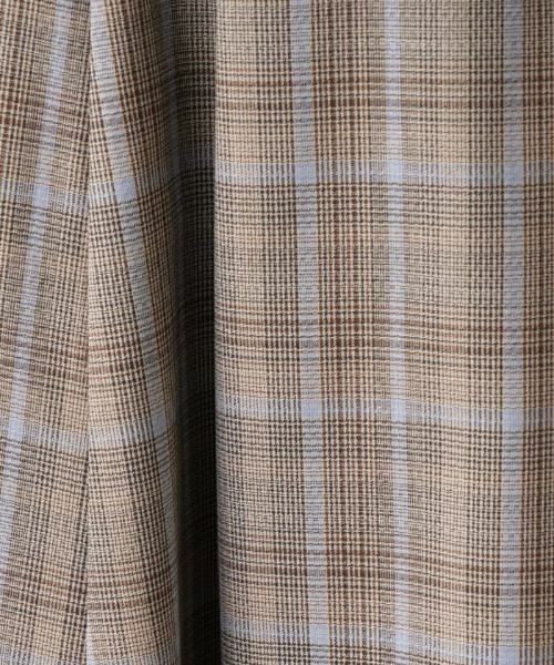 Leilian PLUS HOUSE / レリアンプラスハウス ミニ・ひざ丈スカート | 【セットアップ対応商品】チェックロングフレアスカート【Leilian：EZUMI】 | 詳細11