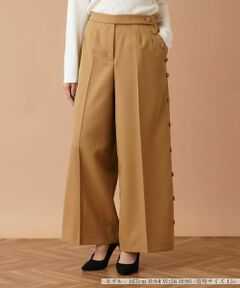 Leilian PLUS HOUSE / レリアンプラスハウス その他パンツ | アシンメトリーワイドパンツ【Leilian：EZUMI】