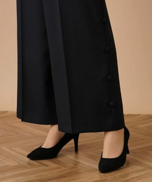 Leilian PLUS HOUSE / レリアンプラスハウス その他パンツ | アシンメトリーワイドパンツ【Leilian：EZUMI】 | 詳細13