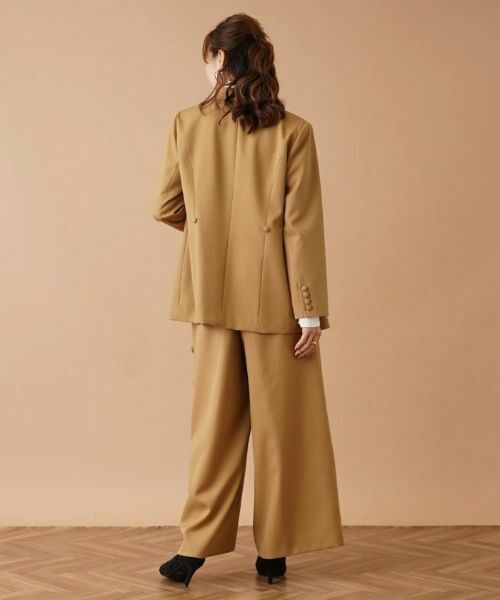 Leilian PLUS HOUSE / レリアンプラスハウス その他パンツ | アシンメトリーワイドパンツ【Leilian：EZUMI】 | 詳細3