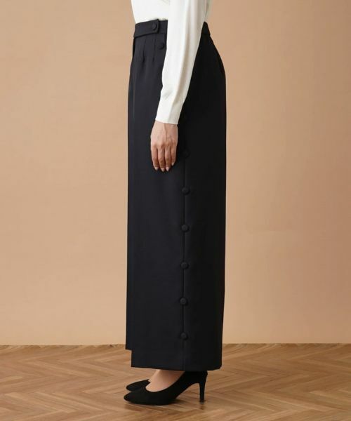 Leilian PLUS HOUSE / レリアンプラスハウス その他パンツ | アシンメトリーワイドパンツ【Leilian：EZUMI】 | 詳細9