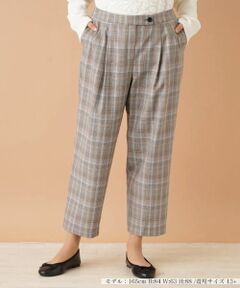 Leilian PLUS HOUSE / レリアンプラスハウス その他パンツ | グレンチェックパンツ【Leilian：EZUMI】