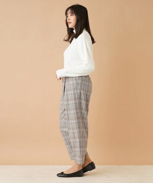 Leilian PLUS HOUSE / レリアンプラスハウス その他パンツ | グレンチェックパンツ【Leilian：EZUMI】 | 詳細2