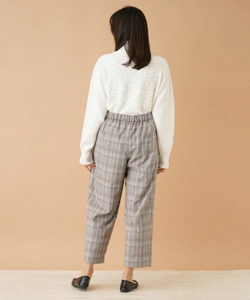 Leilian PLUS HOUSE / レリアンプラスハウス その他パンツ | グレンチェックパンツ【Leilian：EZUMI】 | 詳細3