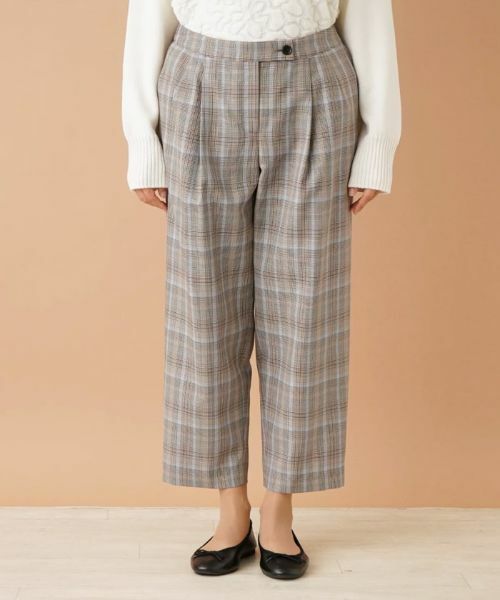 Leilian PLUS HOUSE / レリアンプラスハウス その他パンツ | グレンチェックパンツ【Leilian：EZUMI】 | 詳細4