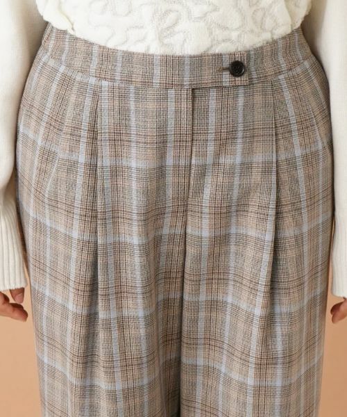 Leilian PLUS HOUSE / レリアンプラスハウス その他パンツ | グレンチェックパンツ【Leilian：EZUMI】 | 詳細7