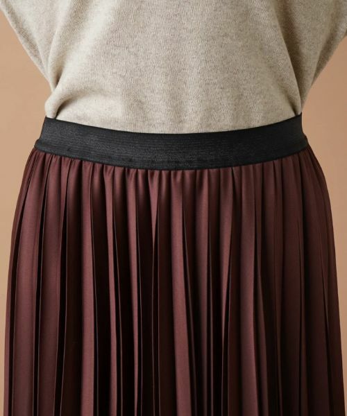 Leilian PLUS HOUSE / レリアンプラスハウス ロング・マキシ丈スカート | サテンプリーツスカート | 詳細11