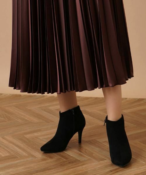 Leilian PLUS HOUSE / レリアンプラスハウス ロング・マキシ丈スカート | サテンプリーツスカート | 詳細12