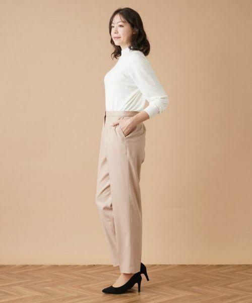 Leilian PLUS HOUSE / レリアンプラスハウス その他パンツ | サキソニーセンタープレスパンツ | 詳細2
