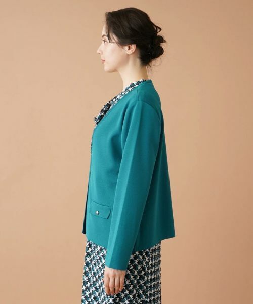 Leilian PLUS HOUSE / レリアンプラスハウス カーディガン・ボレロ | 【店舗人気】ミラノリブニットカーディガン | 詳細5