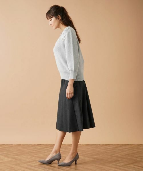 Leilian PLUS HOUSE / レリアンプラスハウス ミニ・ひざ丈スカート | プリーツスカート | 詳細2