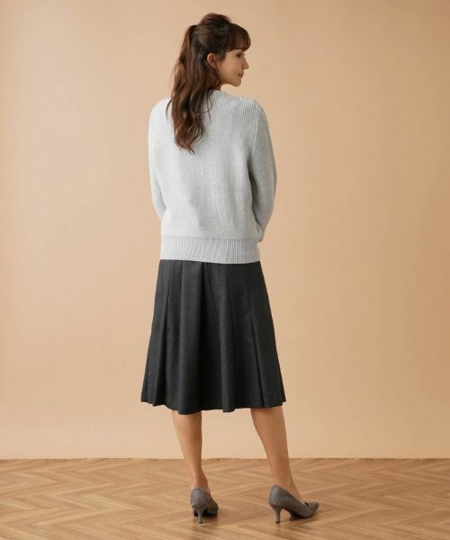 Leilian PLUS HOUSE / レリアンプラスハウス ミニ・ひざ丈スカート | プリーツスカート | 詳細3