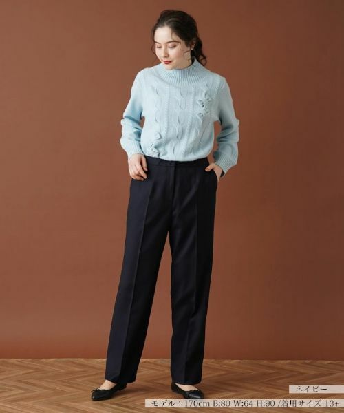 Leilian PLUS HOUSE / レリアンプラスハウス その他パンツ | センタープレスパンツ | 詳細4