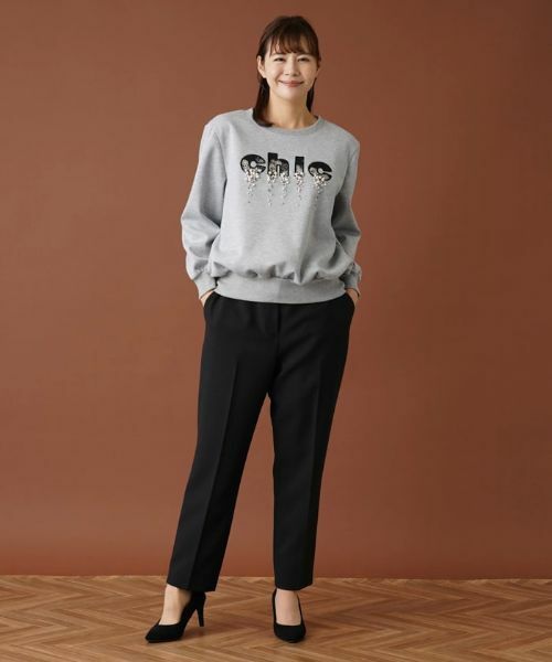 Leilian PLUS HOUSE / レリアンプラスハウス その他パンツ | ストレッチテーパードパンツ【my perfect wardrobe】 | 詳細1