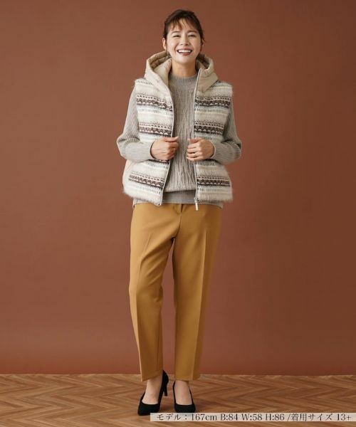 Leilian PLUS HOUSE / レリアンプラスハウス その他パンツ | ストレッチテーパードパンツ【my perfect wardrobe】 | 詳細5