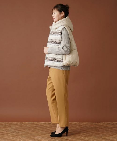 Leilian PLUS HOUSE / レリアンプラスハウス その他パンツ | ストレッチテーパードパンツ【my perfect wardrobe】 | 詳細6