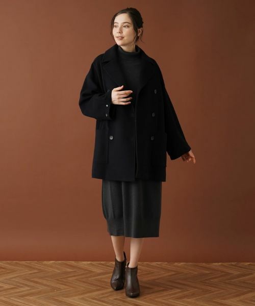 Leilian PLUS HOUSE / レリアンプラスハウス その他アウター | ダブルテーラードコート【my perfect wardrobe】 | 詳細1