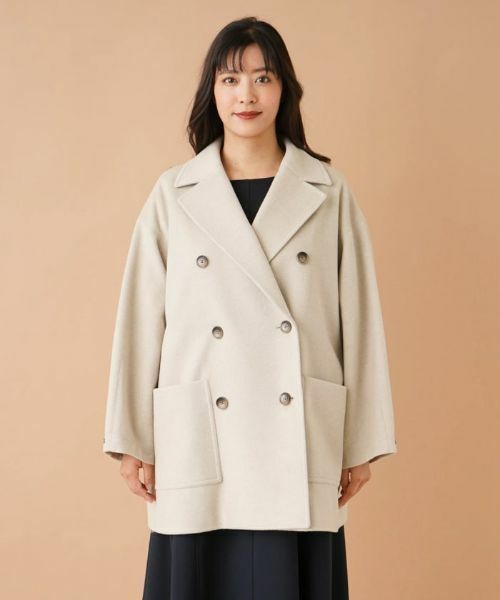 Leilian PLUS HOUSE / レリアンプラスハウス その他アウター | ダブルテーラードコート【my perfect wardrobe】 | 詳細7