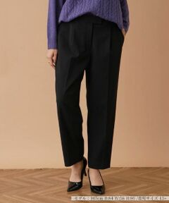 Leilian PLUS HOUSE / レリアンプラスハウス その他パンツ | クロップドタックパンツ【my perfect wardrobe】