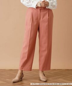 Leilian PLUS HOUSE / レリアンプラスハウス その他パンツ | クロップドタックパンツ【my perfect wardrobe】