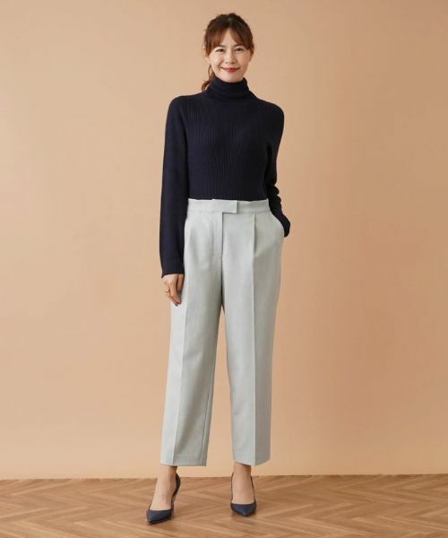 Leilian PLUS HOUSE / レリアンプラスハウス その他パンツ | クロップドタックパンツ【my perfect wardrobe】 | 詳細12