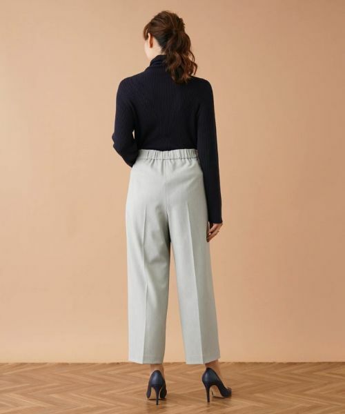Leilian PLUS HOUSE / レリアンプラスハウス その他パンツ | クロップドタックパンツ【my perfect wardrobe】 | 詳細14
