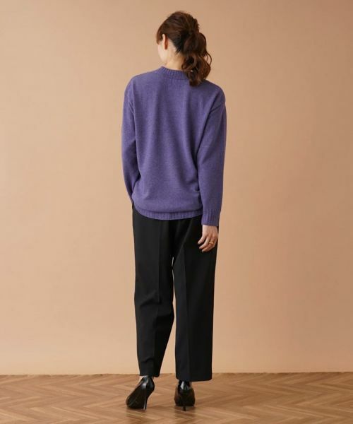 Leilian PLUS HOUSE / レリアンプラスハウス その他パンツ | クロップドタックパンツ【my perfect wardrobe】 | 詳細17