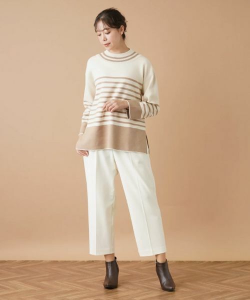 Leilian PLUS HOUSE / レリアンプラスハウス その他パンツ | クロップドタックパンツ【my perfect wardrobe】 | 詳細18