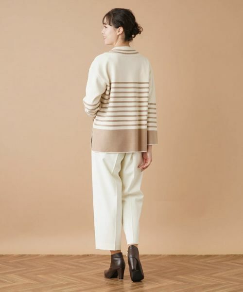 Leilian PLUS HOUSE / レリアンプラスハウス その他パンツ | クロップドタックパンツ【my perfect wardrobe】 | 詳細20
