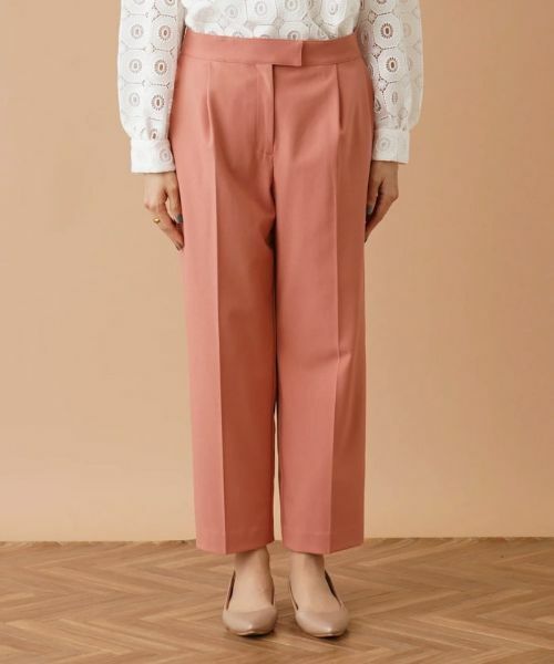 Leilian PLUS HOUSE / レリアンプラスハウス その他パンツ | クロップドタックパンツ【my perfect wardrobe】 | 詳細4