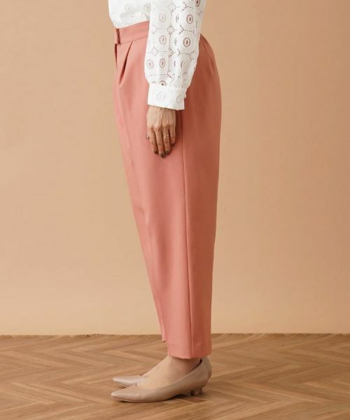 Leilian PLUS HOUSE / レリアンプラスハウス その他パンツ | クロップドタックパンツ【my perfect wardrobe】 | 詳細5