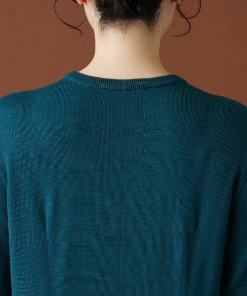 Leilian PLUS HOUSE / レリアンプラスハウス ドレス | ベルスリーブ切替フレアワンピース【Leilian：EZUMI】 | 詳細8