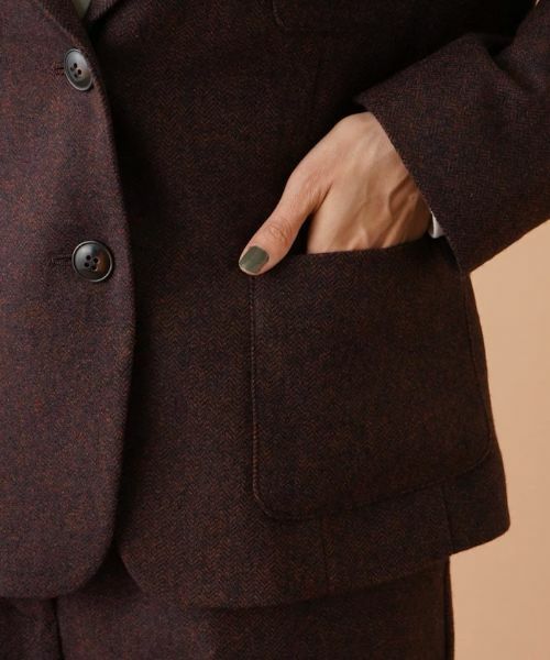 Leilian PLUS HOUSE / レリアンプラスハウス テーラードジャケット | 【店舗人気】ヘリンボーンテーラードジャケット | 詳細10