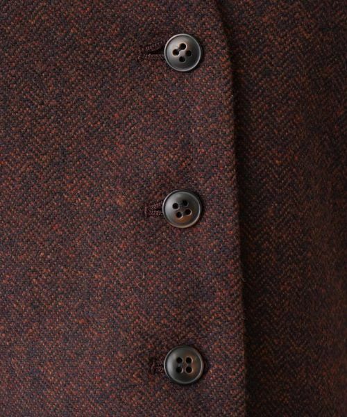Leilian PLUS HOUSE / レリアンプラスハウス テーラードジャケット | ヘリンボーンベスト | 詳細12