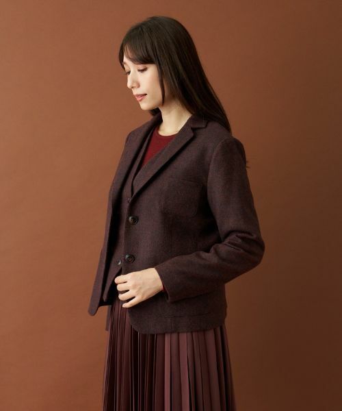 Leilian PLUS HOUSE / レリアンプラスハウス テーラードジャケット | ヘリンボーンベスト | 詳細17