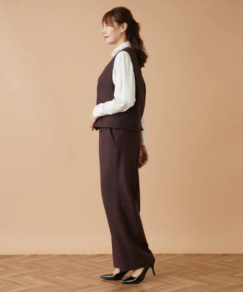 Leilian PLUS HOUSE / レリアンプラスハウス テーラードジャケット | ヘリンボーンベスト | 詳細2