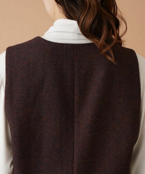 Leilian PLUS HOUSE / レリアンプラスハウス テーラードジャケット | ヘリンボーンベスト | 詳細8
