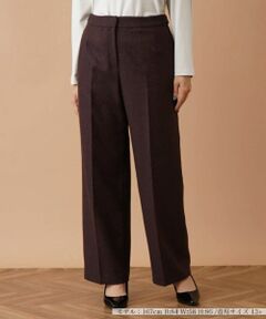 Leilian PLUS HOUSE / レリアンプラスハウス その他パンツ | ツイードワイドストレートパンツ