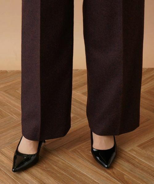 Leilian PLUS HOUSE / レリアンプラスハウス その他パンツ | ツイードワイドストレートパンツ | 詳細11
