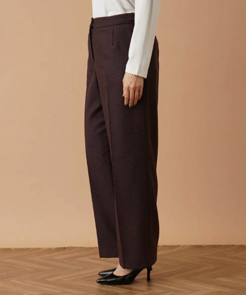 Leilian PLUS HOUSE / レリアンプラスハウス その他パンツ | ツイードワイドストレートパンツ | 詳細5