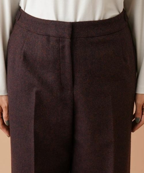 Leilian PLUS HOUSE / レリアンプラスハウス その他パンツ | ツイードワイドストレートパンツ | 詳細7