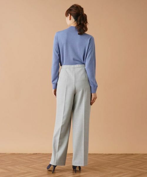 Leilian PLUS HOUSE / レリアンプラスハウス その他パンツ | センタープレスワイドパンツ | 詳細3