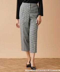 Leilian PLUS HOUSE / レリアンプラスハウス その他パンツ | シェパードチェッククロップドパンツ