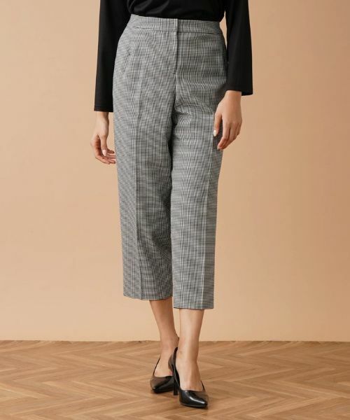 Leilian PLUS HOUSE / レリアンプラスハウス その他パンツ | シェパードチェッククロップドパンツ | 詳細4