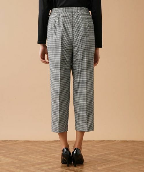 Leilian PLUS HOUSE / レリアンプラスハウス その他パンツ | シェパードチェッククロップドパンツ | 詳細6